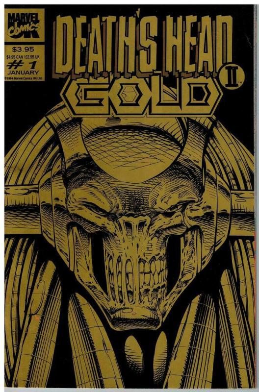 DEATHS HEAD II GOLD (1994 MARVEL UK) 1 (3.95 CVR) VF-NM COMICS BOOK