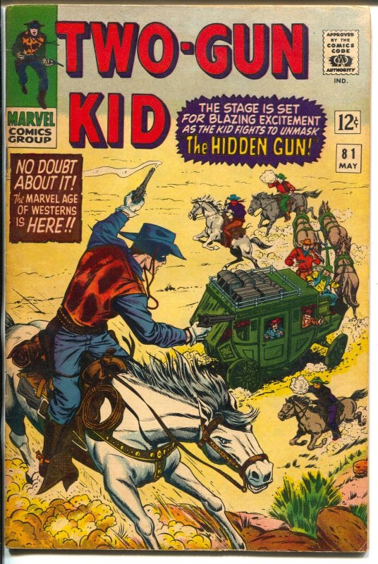 Two-Gun Kid  #81 1966-Marvel-Gunfight cover-Stan Lee-Dick Ayers-FN-