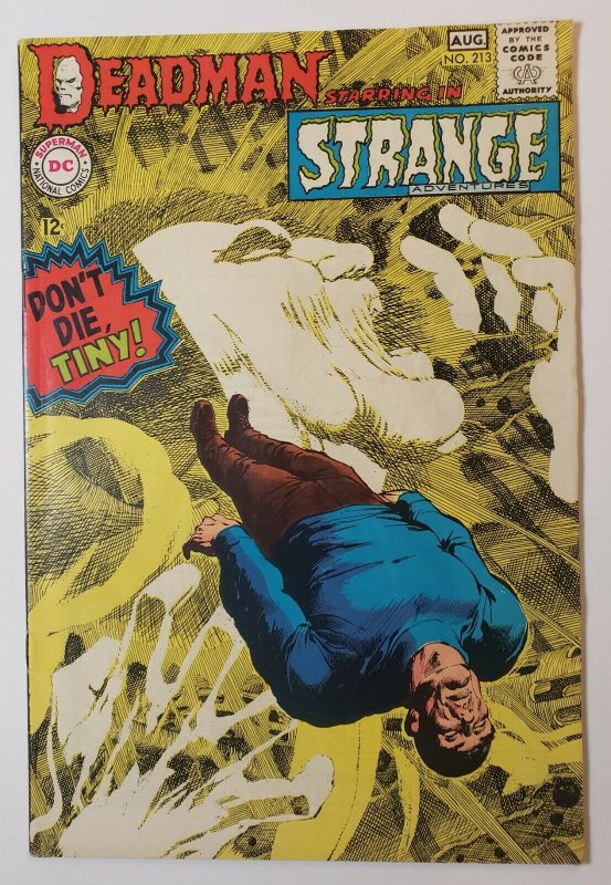 Strange Adventures #213 DC Comics Silver Age 1968 Deadman Neal Adams Art FN/VF