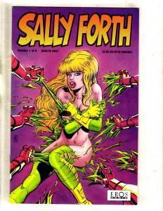 Lot Of 9 Comic Books Scorchy # 1 Rated X # 1 Sally Forth # 1 2 3 4 5 6 7 JF1