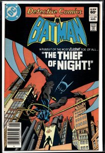 Detective Comics #529 Newsstand Edition (1983) Batman