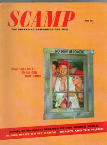 Scamp-Vintage Men's Magazine Lot of 6 1958-6 early issues-cheesecake-VF