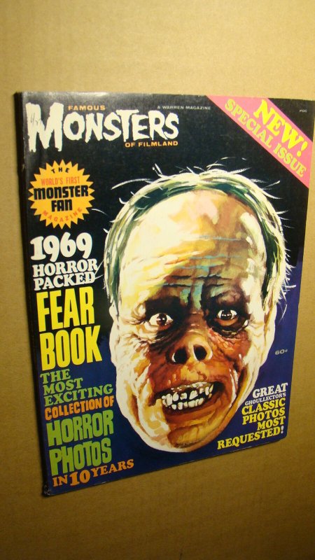 FAMOUS MONSTERS 1969 FEAR BOOK *GLOSSY* SCARCE WARREN VAMPIRELLA 