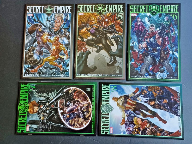Secret Empire #0 1-10 Complete Set + #1 Variant & Lenticular Promo - 2017 - NM