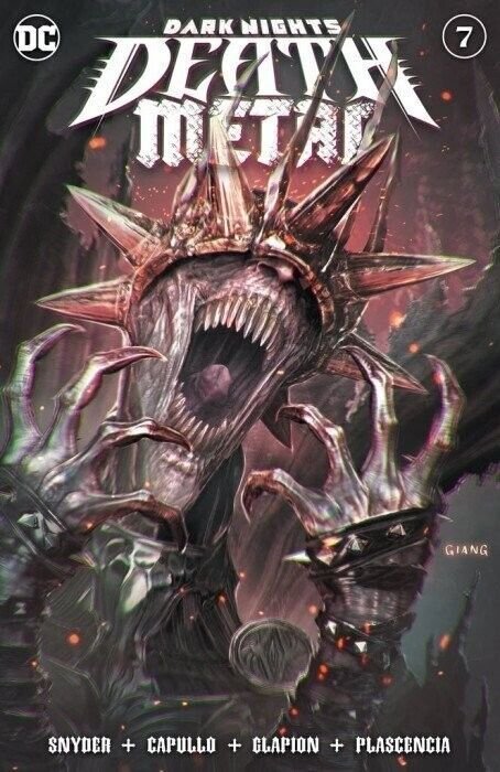 DARK NIGHTS DEATH METAL #7 JOHN GIANG TRADE DRESS/VIRGIN VARIANT SET DC NM.