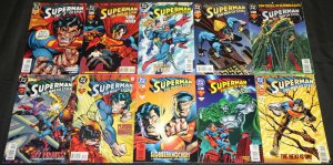 Modern DC SUPERMAN: MAN OF STEEL 85pc Count High Grade Comic Lot Action