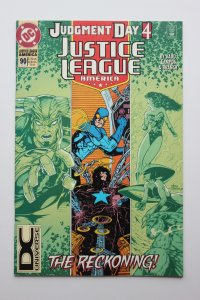 Justice League America #90 (1994) DC Universe Corner Box Variant NM