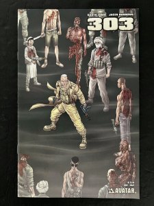 303 Full Set #1B,2B,3  Avatar Comics 2004 Vf+  Wraparound Variant