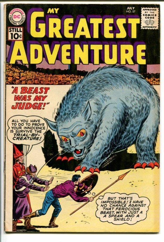 MY GREATEST ADVENTURE #57 WILD SCI-FI VG+