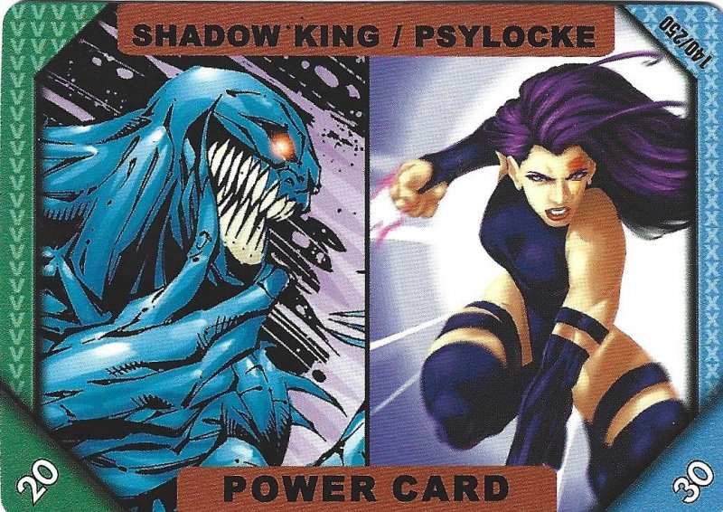 2001 Marvel Recharge: Power Card - Shadow King/Psylocke