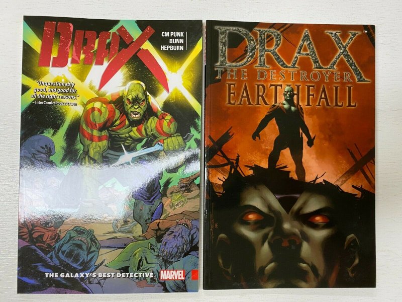 Drax lot Marvel 2 different titled books 8.0 VF (2006 + 2016) 