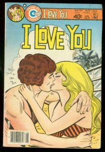 I LOVE YOU #124 1979-CHARLTON COMIC-BEACH SWIMSUIT COV VG 