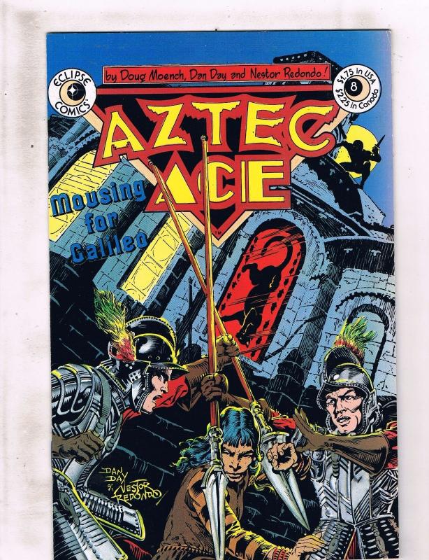 Lot of 10 Aztec Ace Eclipse Comic Books # 1 2 3 4 5 6 7 8 9 10 WT6