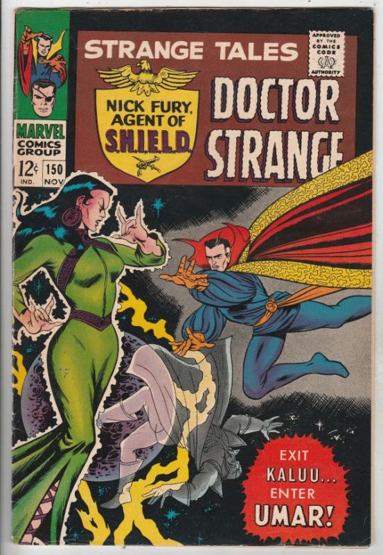 Strange Tales #150 (Nov-66) FN/VF+ High-Grade Nick Fury, Dr. Strange