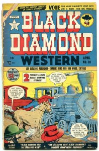 BLACK DIAMOND WESTERN #18 1950 LEV GLEASON WOLVERTON-very good minus VG-
