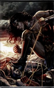 Justice League vs. Suicide Squad #1 Forbidden Planet Virgin Cover (2017)