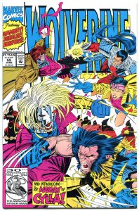 WOLVERINE #55, NM+, Marc Silvestri, 1988,  Gambit, Jubilee, more in store