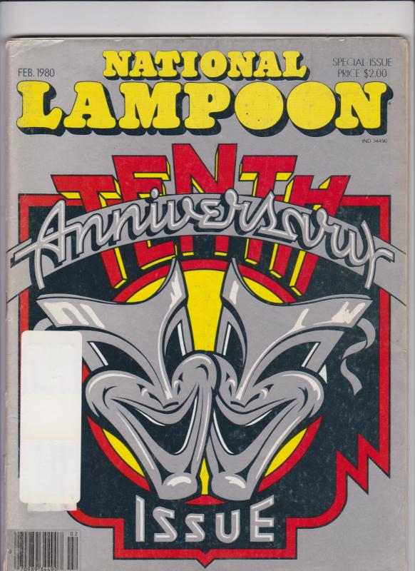 NATIONAL LAMPOON FEB 1980 10'th ANNIVERSARY