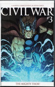 Civil War #3 McGuinness Cover (2006) Captain America [Key Issue]