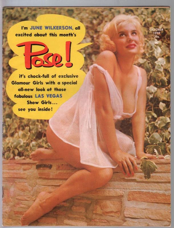 Pose! 10/1959-June Wilkerson-Joi Lansing-cheesecake-swimsuits-FN