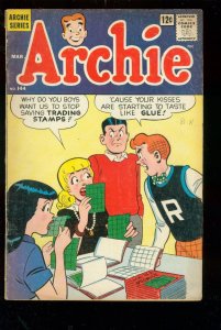 ARCHIE COMICS #144 1964-Betty, Veronica, Jughead-REGGIE VG