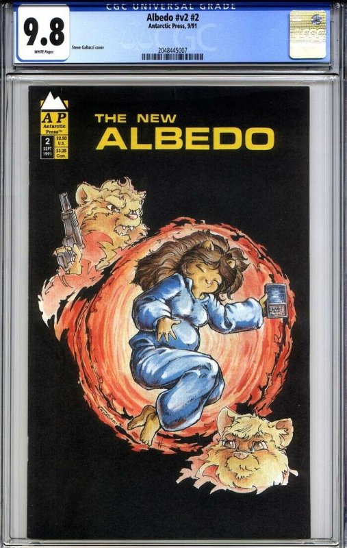 ALBEDO #2 CGC 9.8 (vol. 2, 1991) the ONLY graded copy in the census to date