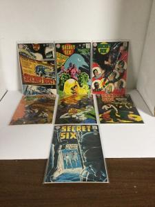 Secret Six 1 2 3 4 5 6 Lot Set Run Fn-Vf Fine-Very Fine 6.0-8.0 Silver Age