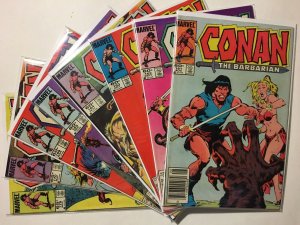 Lot Of 8 Conan The Barbarian #161-176 Mid to High-Grade Marvel Comics R Thomas