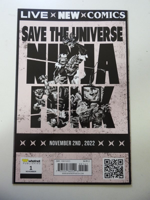 Ninja Funk #1 Variant Signed W/ COA NM Condition