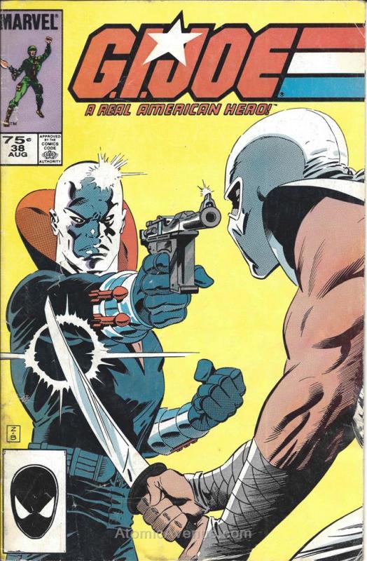 G.I. Joe, A Real American Hero #38 (2nd) FN ; Marvel