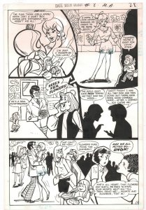 Date with Debbi #8 Complete Four Page Story - 1970 art by Unknown