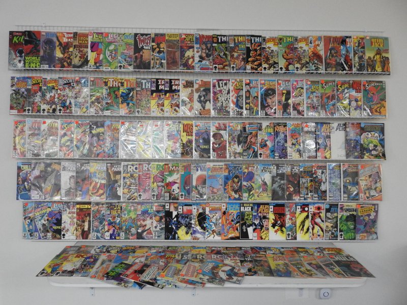 Huge Lot 160+ W/Spider-Man,  Teen Titans, Superman+ Avg VF- Condition!