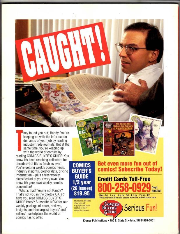 August 1998 San Diego Comic Con International Magazine Souvenir Program J292