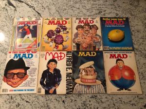 Lot Of 8 Mad Magazines # 145 153 277 278 279 280 281 282 Humor Parody Comedy JW1