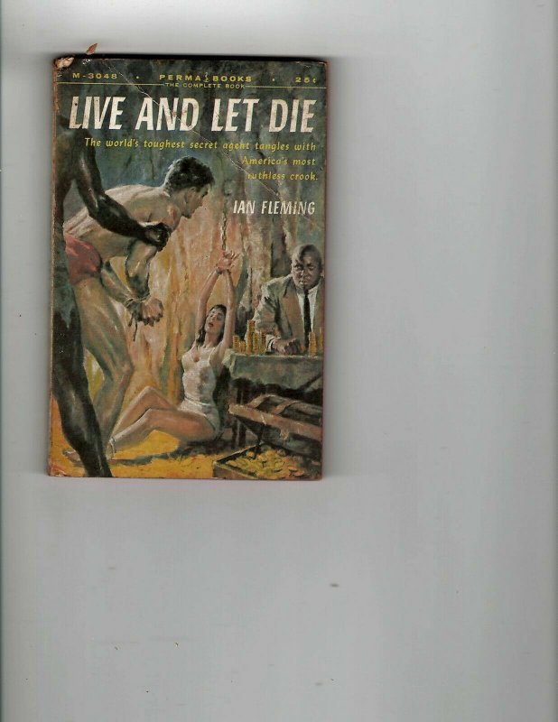 3 Books Live and Let Die Man From U.N.C.L.E The Utopia Affair Student Nurse JK11