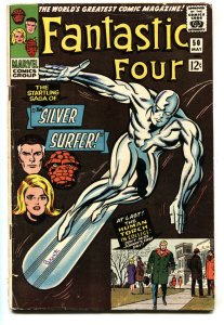 FANTASTIC FOUR #50 comic book 1966 SILVER SURFER-GALACTUS-MARVEL vg