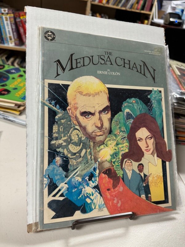 THE MEDUSA CHAIN by Ernie Colon DC Graphic Novel No. 3 1984 Soft Cover 9774