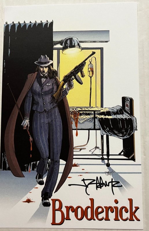 BRODERICK #1 KICKSTARTER EXCLUSIVE SIGNED BY RON BRYEE/JAY PETERANETZ 2019 EB200