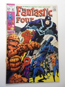 Fantastic Four #82 (1969) VG Condition centerfold detached bottom staple