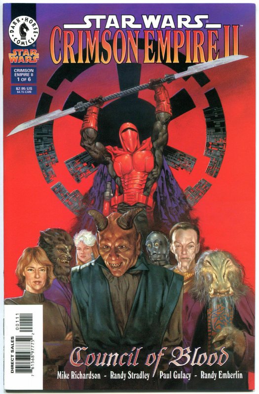 STAR WARS CRIMSON EMPIRE 2 #1 2 3 4 5 6, VF+, Dave Dorman, Paul Gulacy, 1998