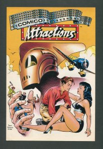 Comico  Promotional Flyer / Dave Stevens Rocketeer/ 1987