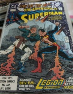 Adventures of Superman #478 (1991) Legion of Super-Heroes 