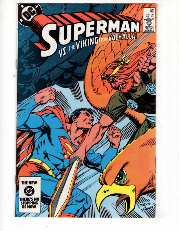 Superman #394 (VF+) 1984 THE VIKING FROM VALHALLA! / ID#175-A