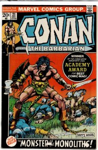 Conan the Barbarian #21 (1972) Conan