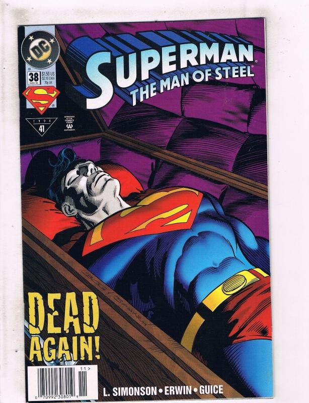 Lot of 9 Man of Steel DC Comics #30 38 39 40 41 42 43 44 45 46 Superman CB7