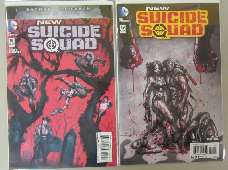 New Suicide Squad #16-20 Run Lot 5 Comics NM/VF Harley Quinn Deadshot DC 