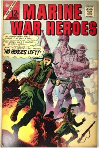 MARINE WAR HEROES Comic Issue 15 — 1966 Charlton Comics 32 Pages 12 Cent Cover