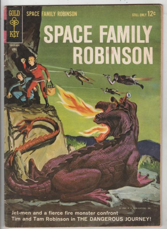 Space Family Robinson, Lost In Space #7 (Apr-64) FN Mid-Grade Will Robinson, ...