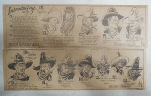 (274) Young Buffalo Bill Dailies by Harry O'Neil from #1 1927 3 x 12 inches