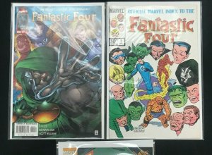 FANTASTIC FOUR RELATED 3PC LOT (VF) FF MARVEL INDEX!! SILVER SABLE!! 1997